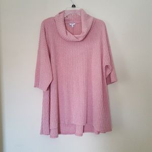 Sonoma Size 2X Women's Tunic Half Sleeve Cowl Neck
